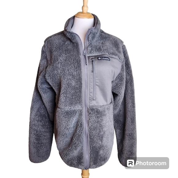 Columbia Fleece Zip Up Jacket, sz M - Picture 1 of 11